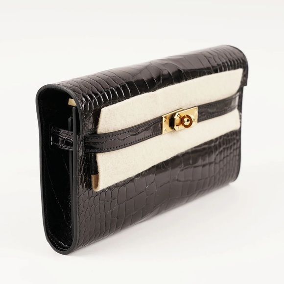Hermes Black alligator Clutch - Picture 4 of 9